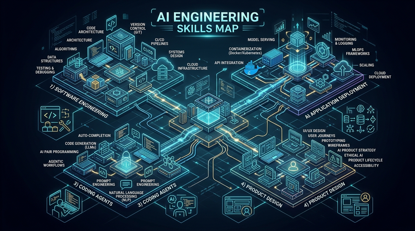 New: A map of the most important skills in AI Engineering.